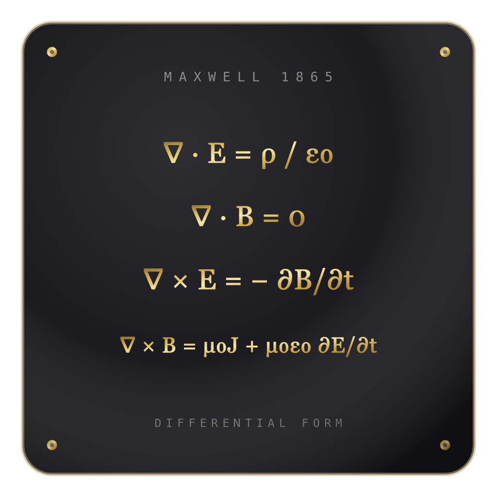 Maxwell / Euler / Fourier